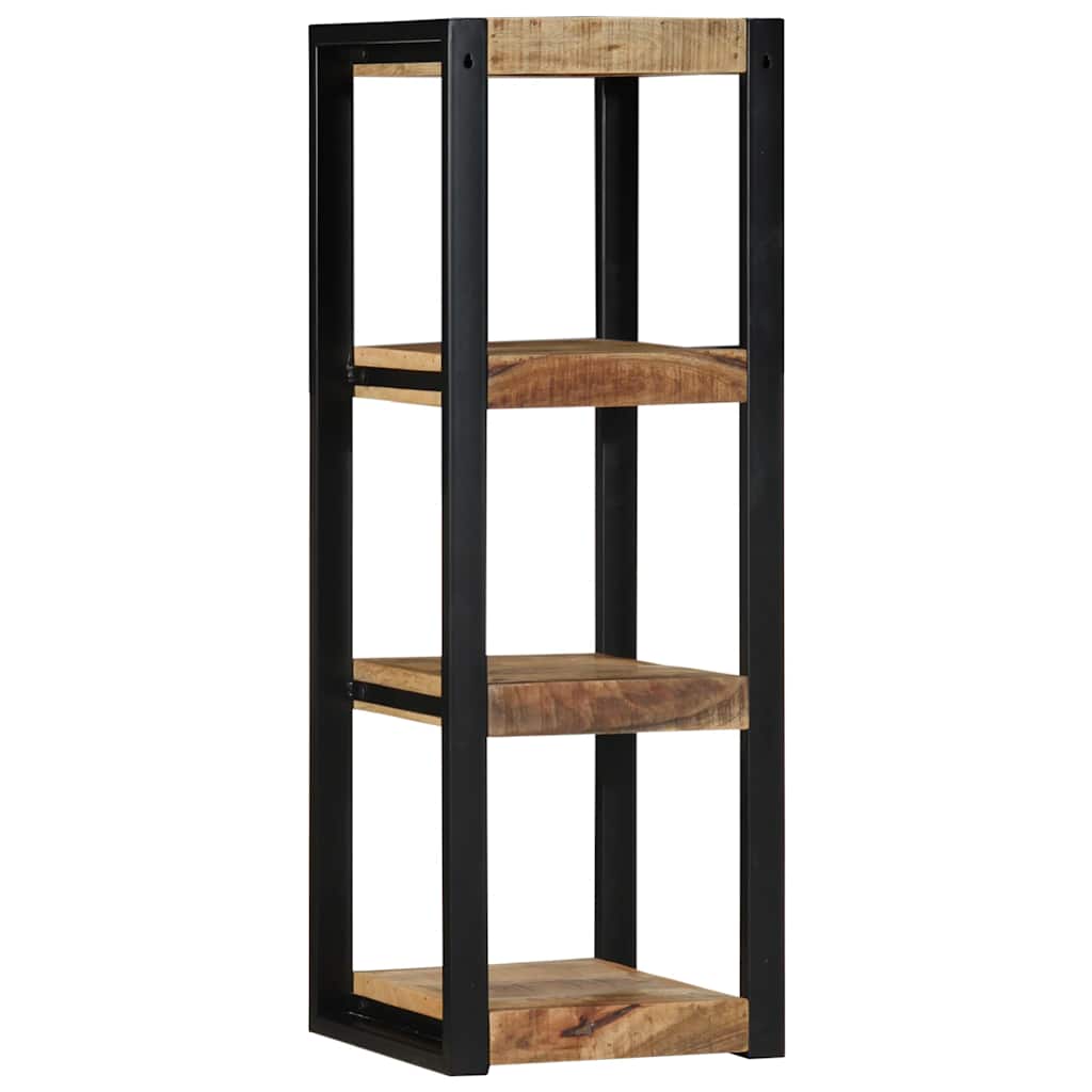 Wall Shelf Mango Wood Corner 100cm Solid Rough Display Storage Unit 35x35cm soli