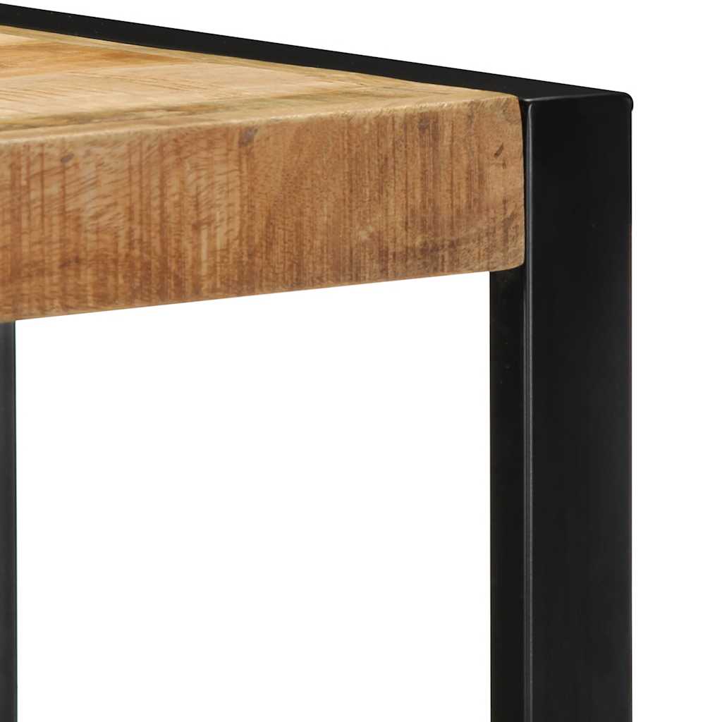 Wall Shelf Mango Wood Corner 100cm Solid Rough Display Storage Unit 35x35cm soli