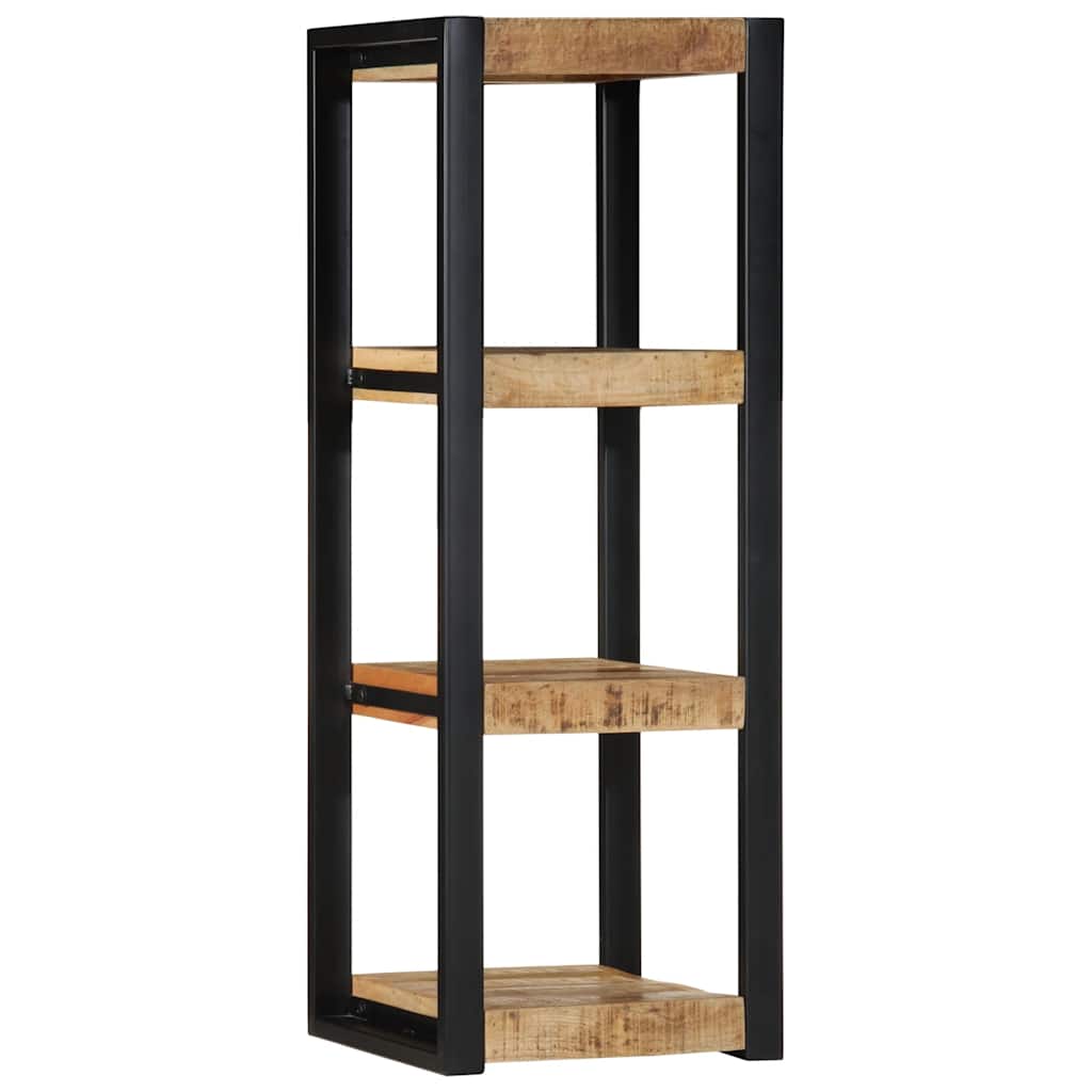 Wall Shelf Mango Wood Corner 100cm Solid Rough Display Storage Unit 35x35cm soli