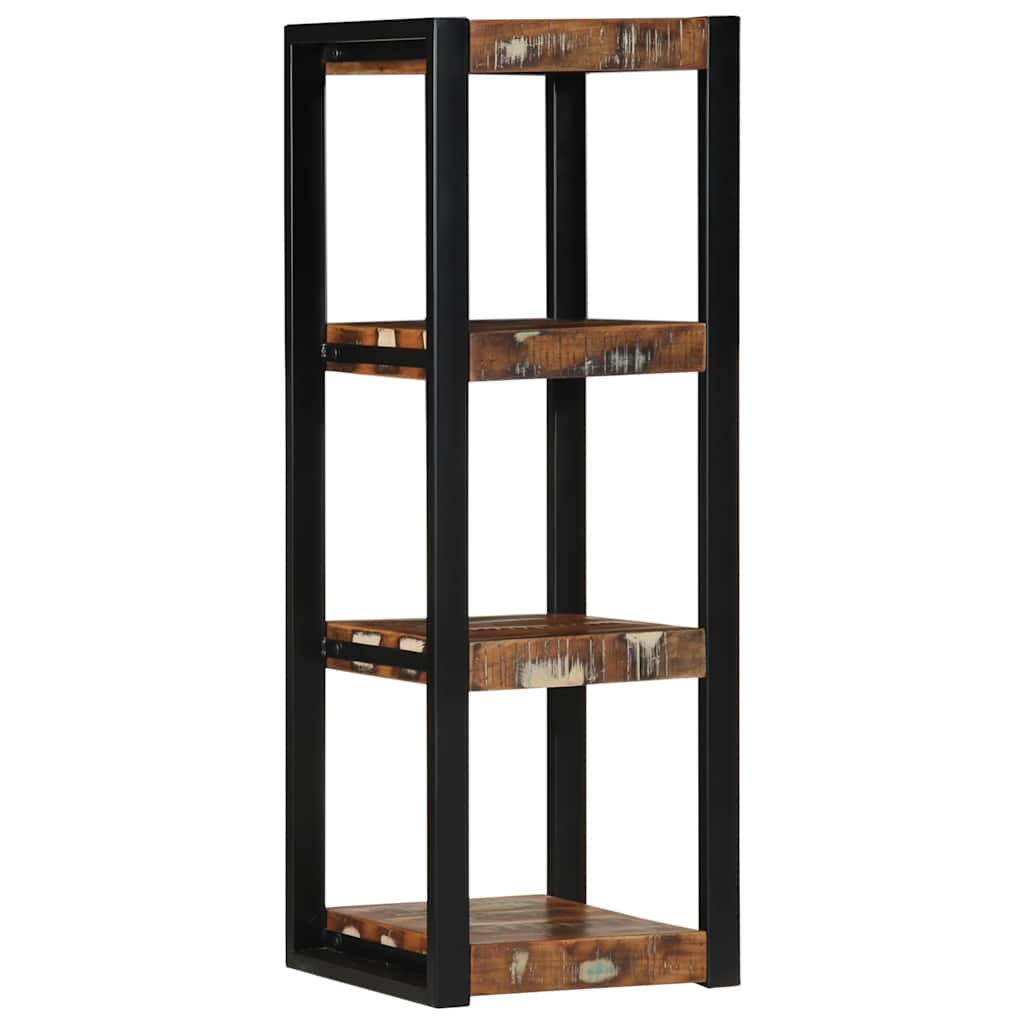 Wall Shelf Mango Wood Corner 100cm Solid Rough Display Storage Unit 35x35cm soli