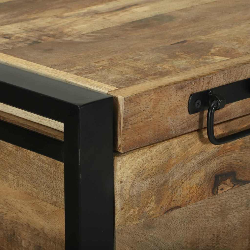 Storage Chests Box Multicolour 80 X 35 45 Cm Solid Reclaim Wood 80 X 35 X 45 Cm