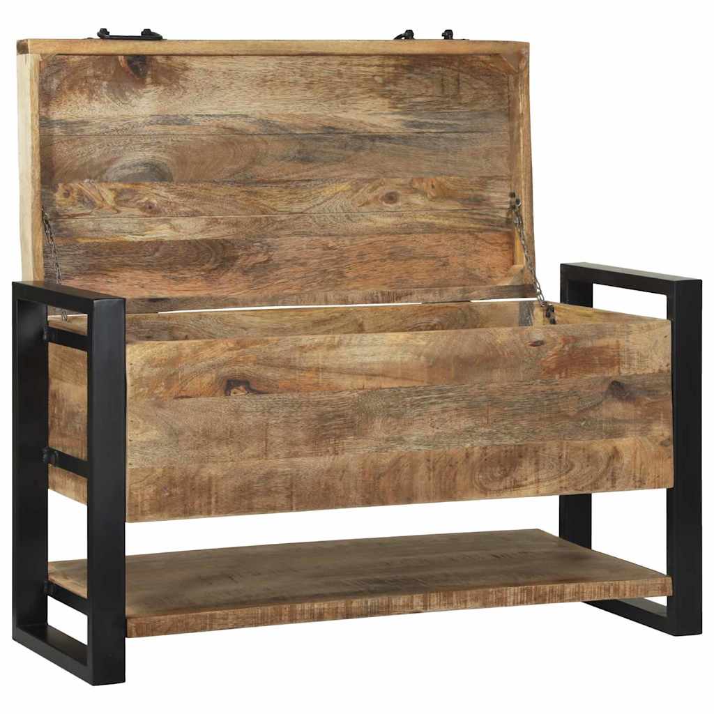 Storage Chests Box Multicolour 80 X 35 45 Cm Solid Reclaim Wood 80 X 35 X 45 Cm