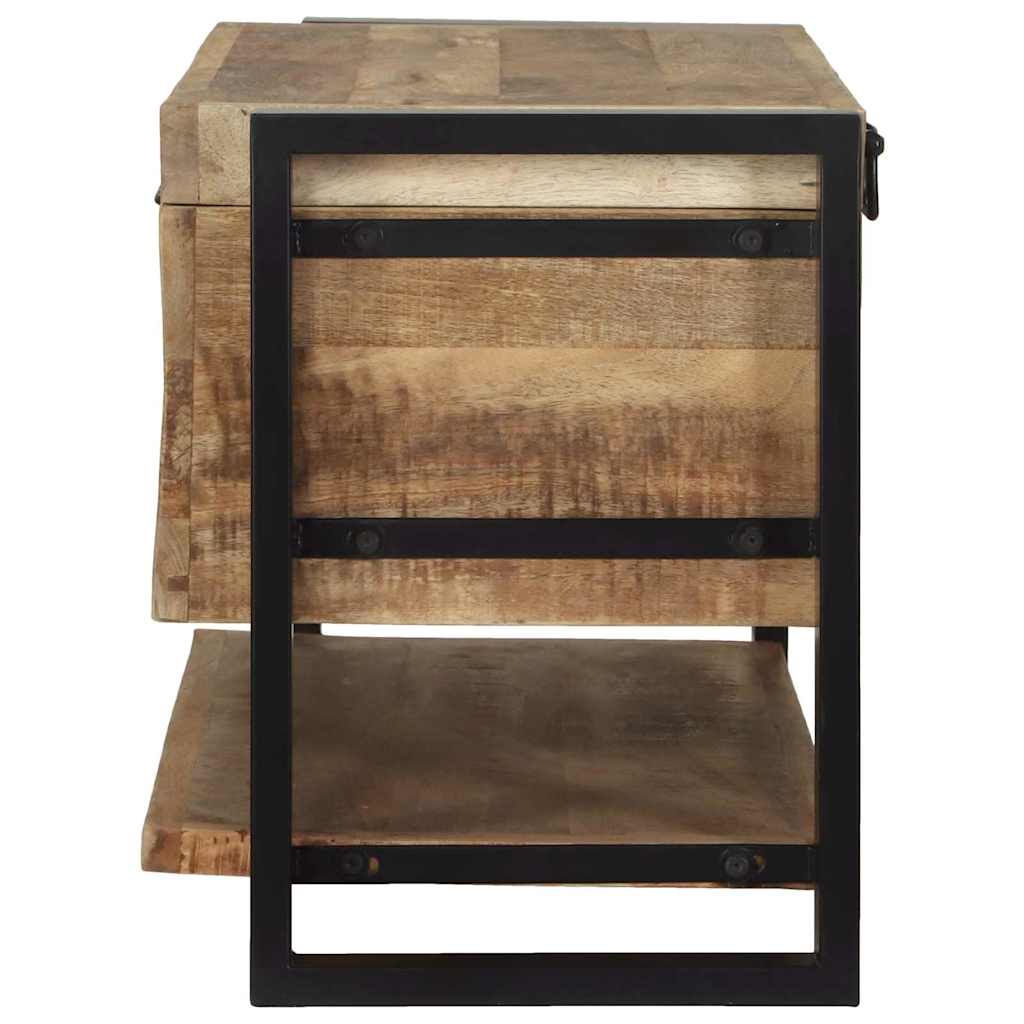 Storage Chests Box Multicolour 80 X 35 45 Cm Solid Reclaim Wood 80 X 35 X 45 Cm