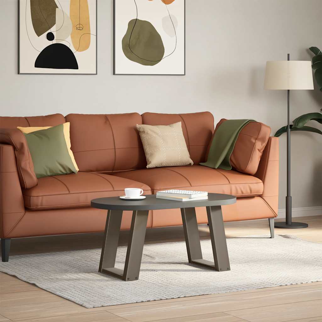 Coffee Table Legs U-Shaped 2 Pcs Steel Steel