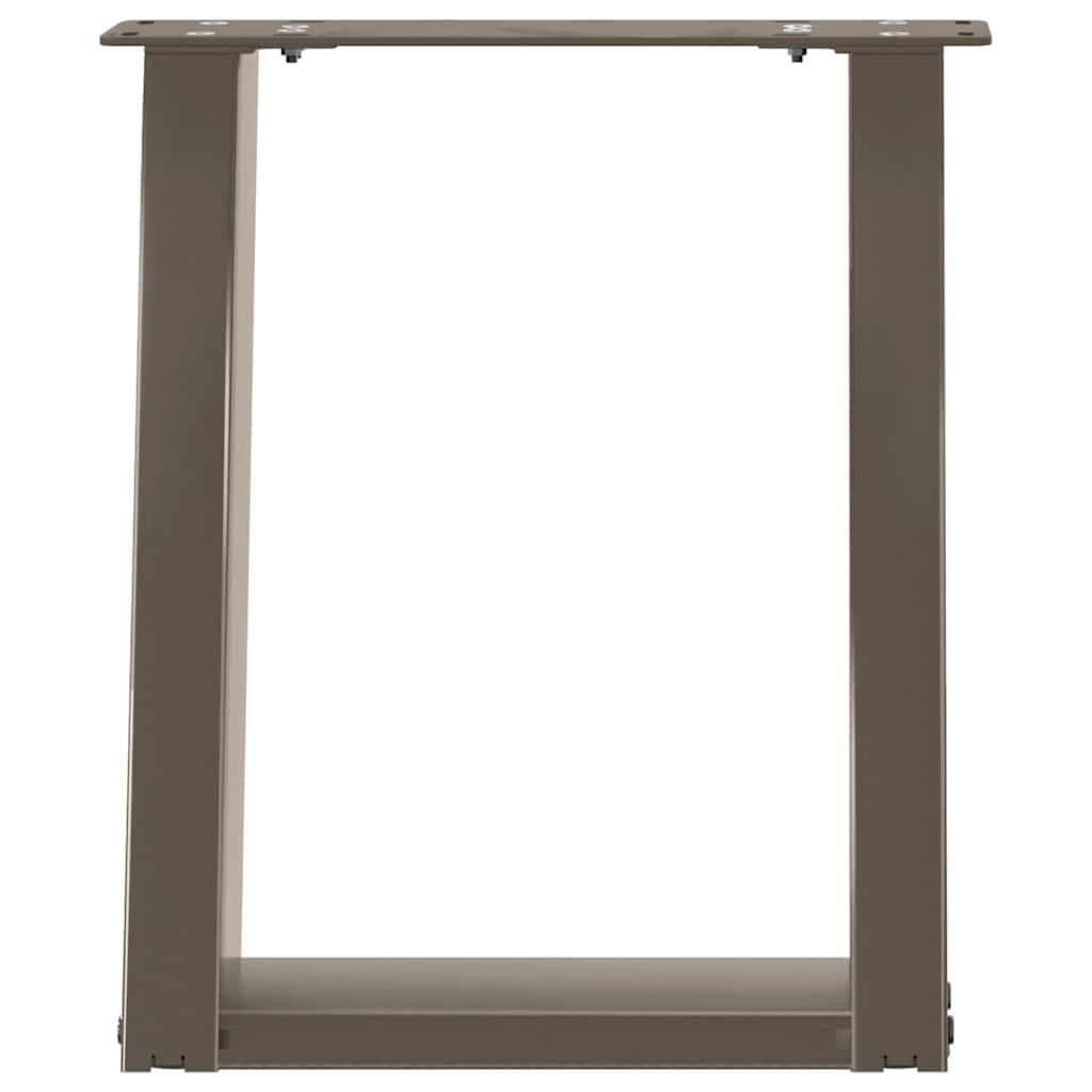 Coffee Table Legs U-Shaped 2 Pcs Steel Steel