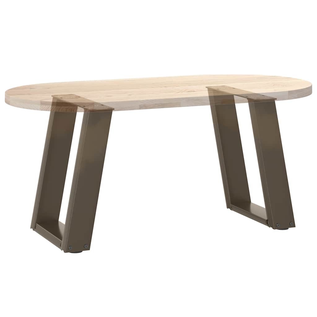 Coffee Table Legs U-Shaped 2 Pcs Steel Steel