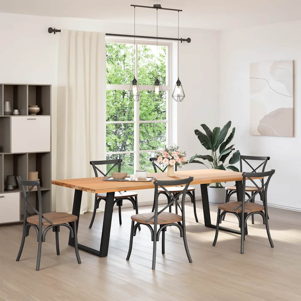 Coffee Table Legs U-Shaped 2 Pcs Steel Steel