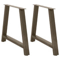 Coffee Table Legs A-Shaped 2 Pcs   Steel