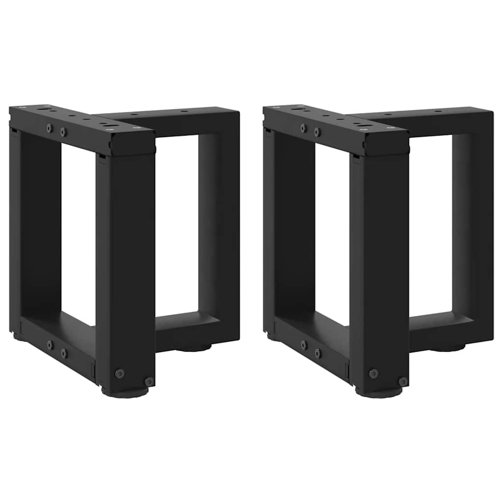 Coffee Table Legs T-Shaped 2 Pcs Steel
