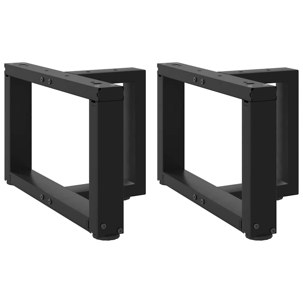 Coffee Table Legs T-Shaped 2 Pcs Steel