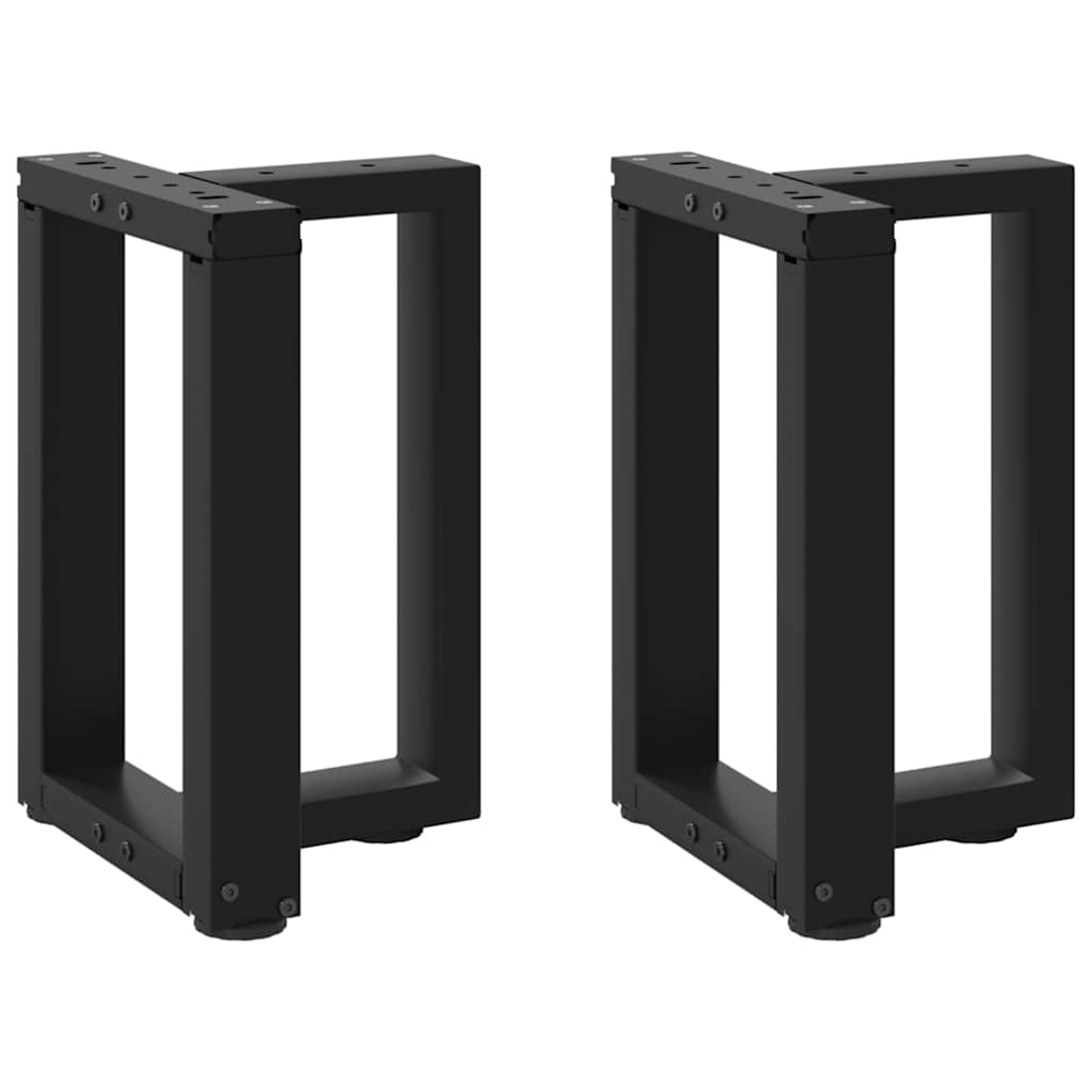 Coffee Table Legs T-Shaped 2 Pcs Steel
