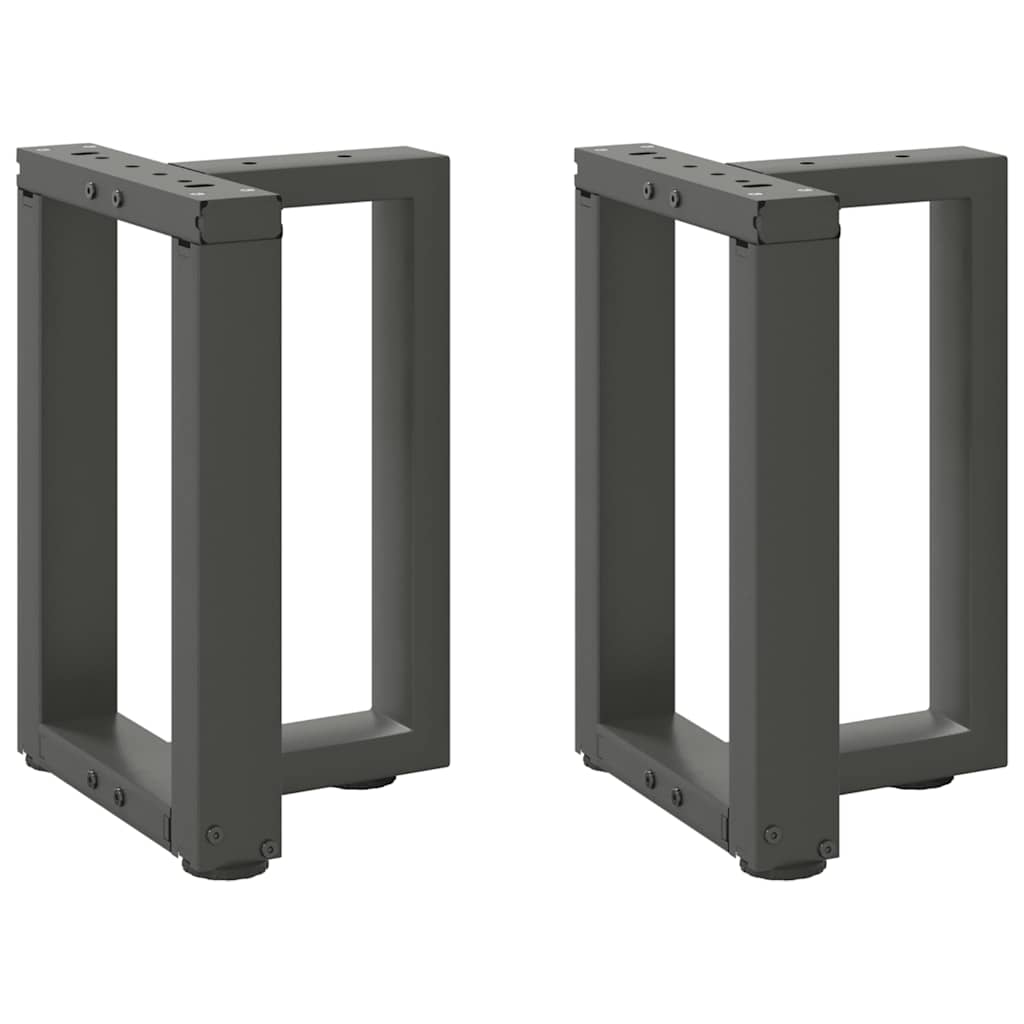 Coffee Table Legs T-Shaped 2 Pcs Steel