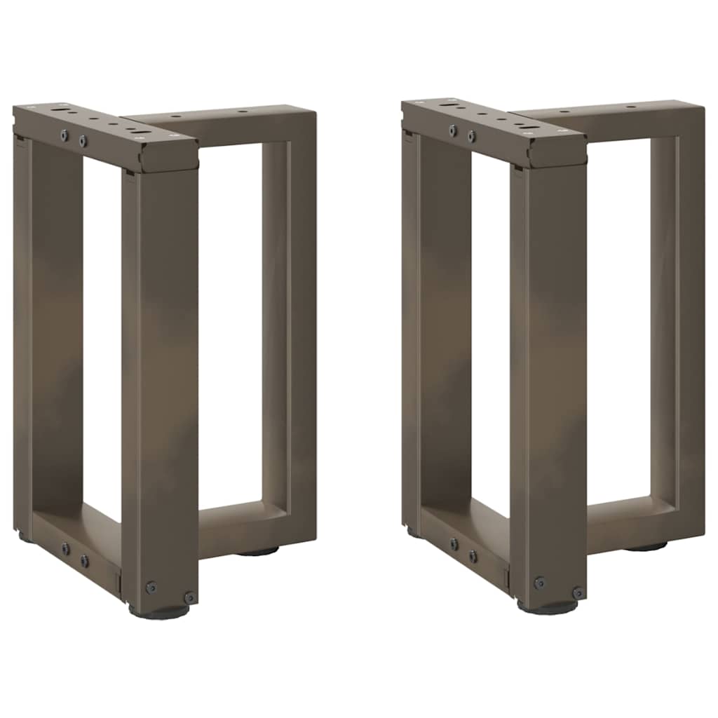 Coffee Table Legs T-Shaped 2 Pcs Steel