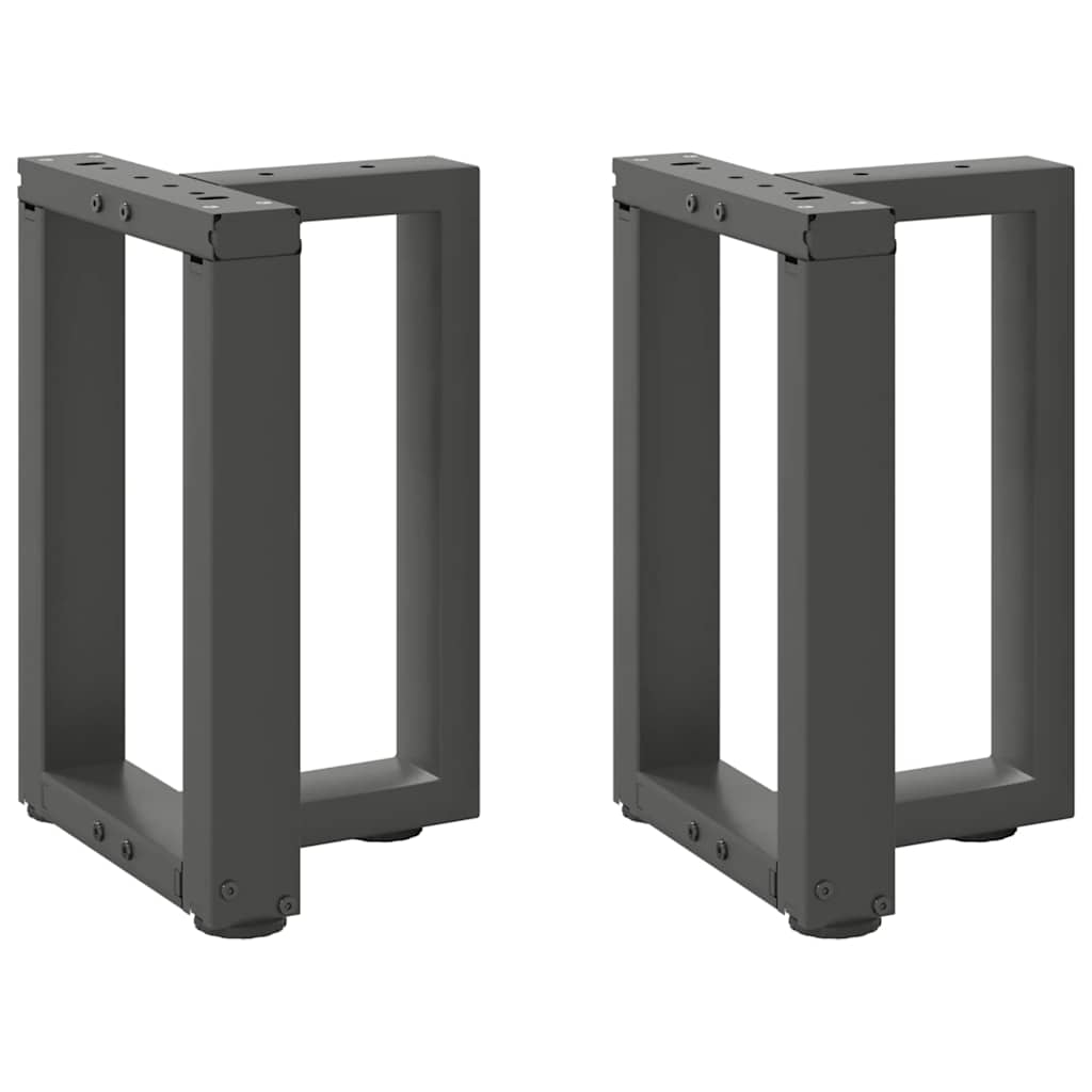 Coffee Table Legs T-Shaped 2 Pcs Steel