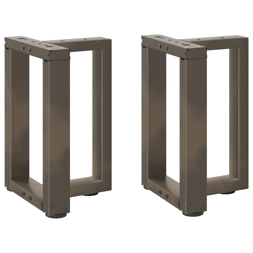 Coffee Table Legs T-Shaped 2 Pcs Steel
