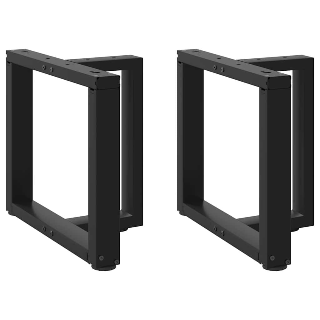 Coffee Table Legs T-Shaped 2 Pcs Steel