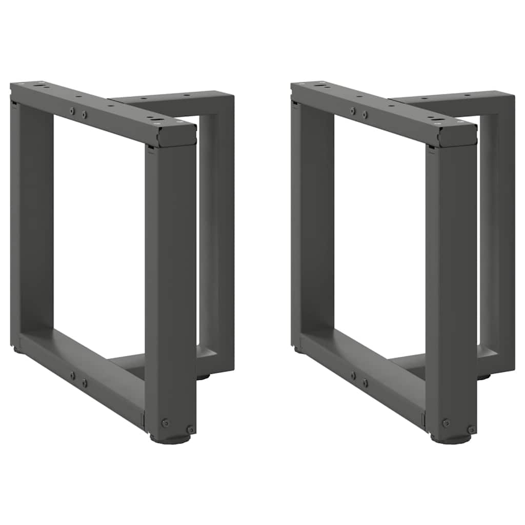 Coffee Table Legs T-Shaped 2 Pcs Steel
