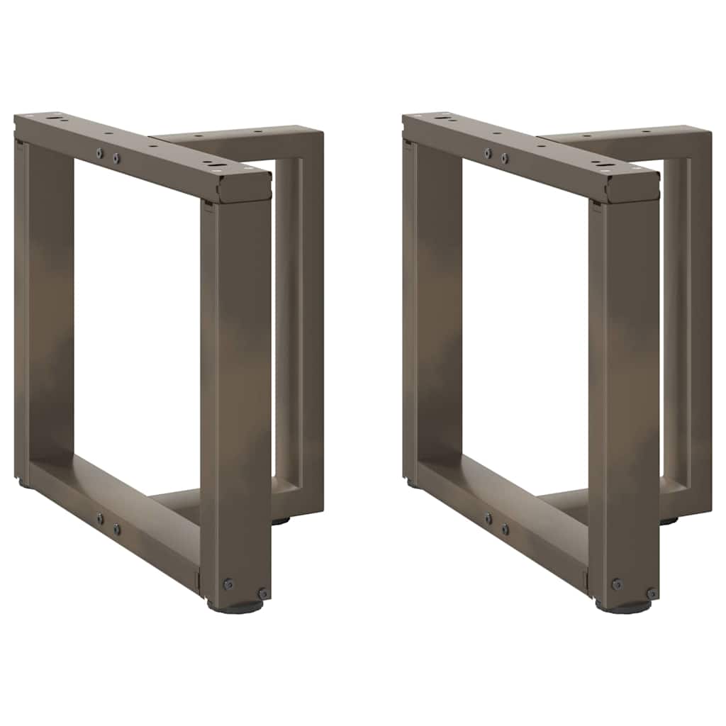 Coffee Table Legs T-Shaped 2 Pcs Steel