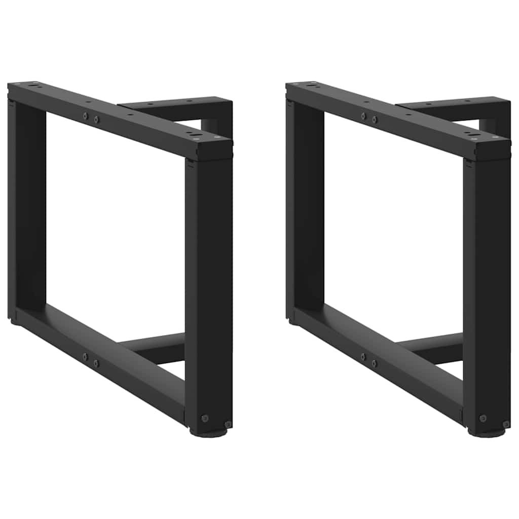 Coffee Table Legs T-Shaped 2 Pcs Steel