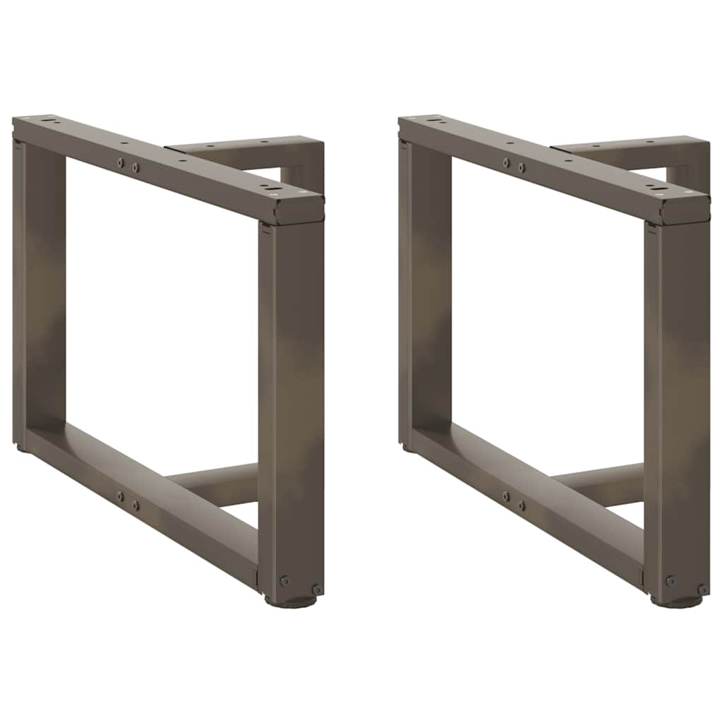 Coffee Table Legs T-Shaped 2 Pcs Steel