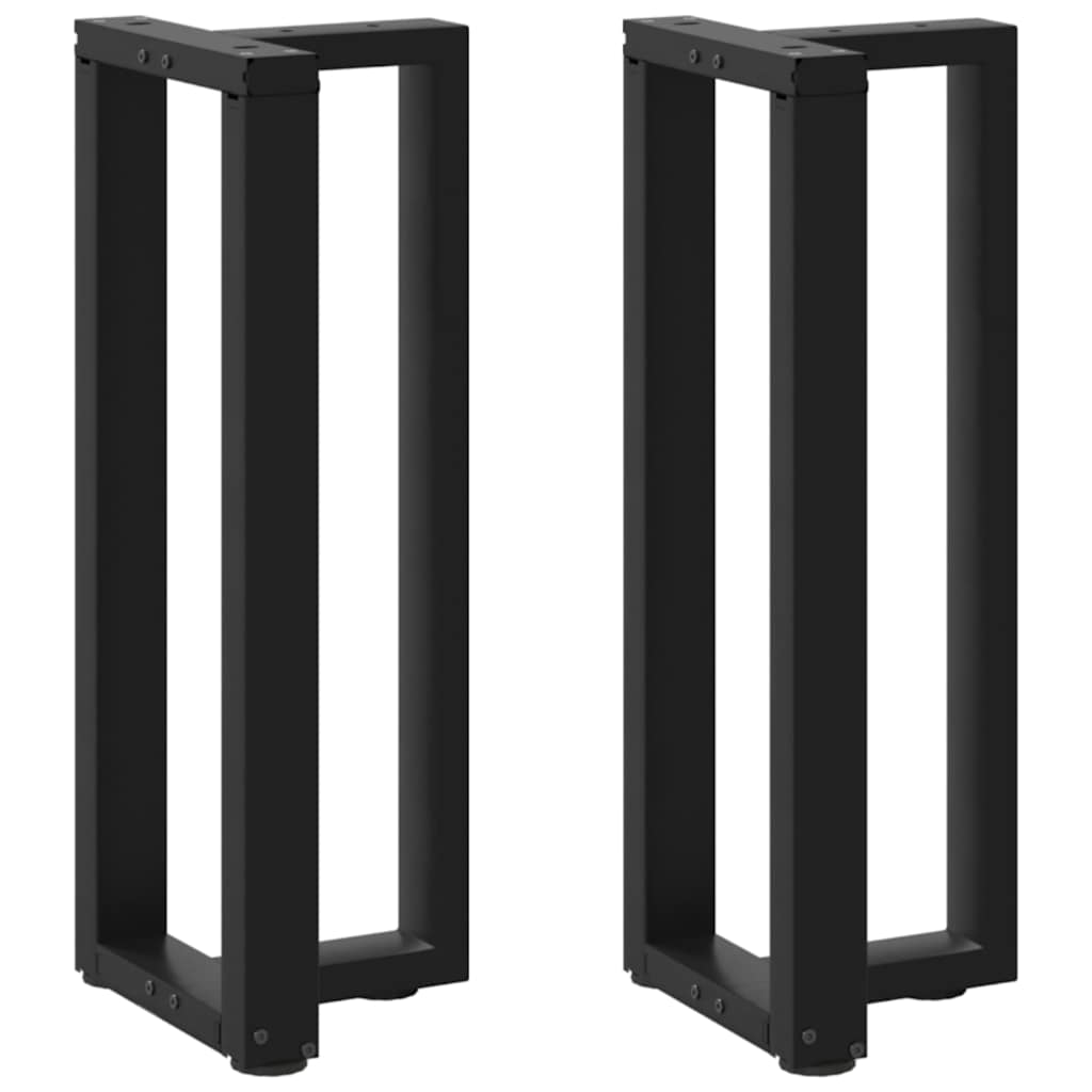 Coffee Table Legs T-Shaped 2 Pcs Steel