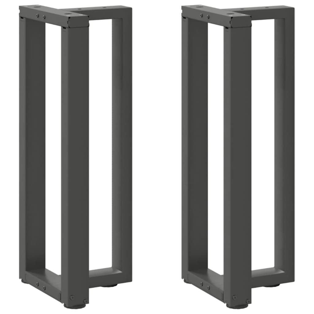 Coffee Table Legs T-Shaped 2 Pcs Steel