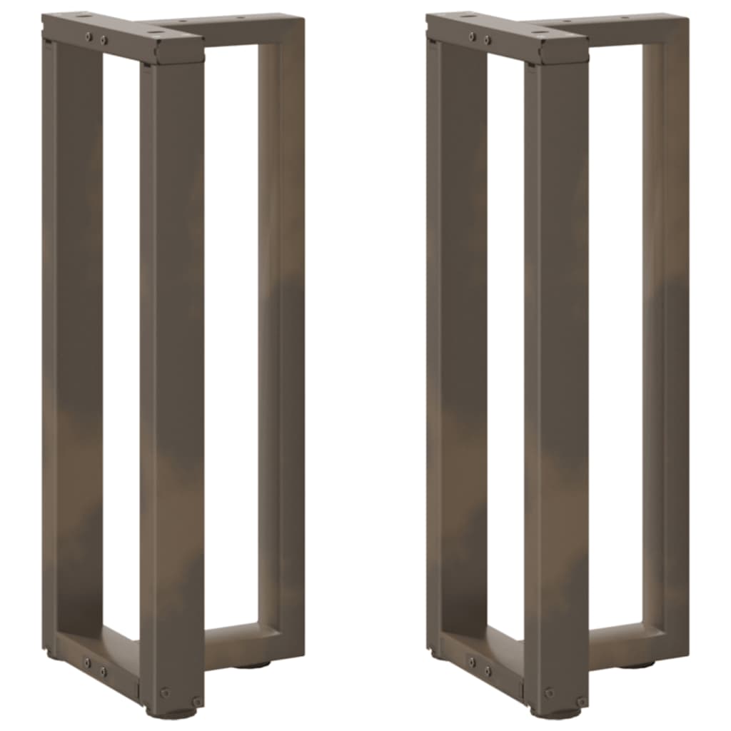 Coffee Table Legs T-Shaped 2 Pcs Steel