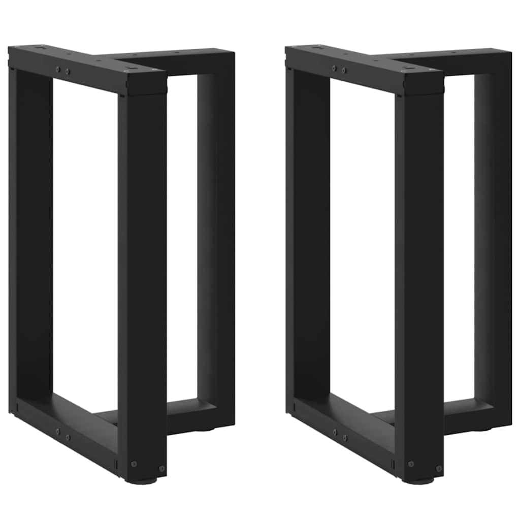 Coffee Table Legs T-Shaped 2 Pcs Steel