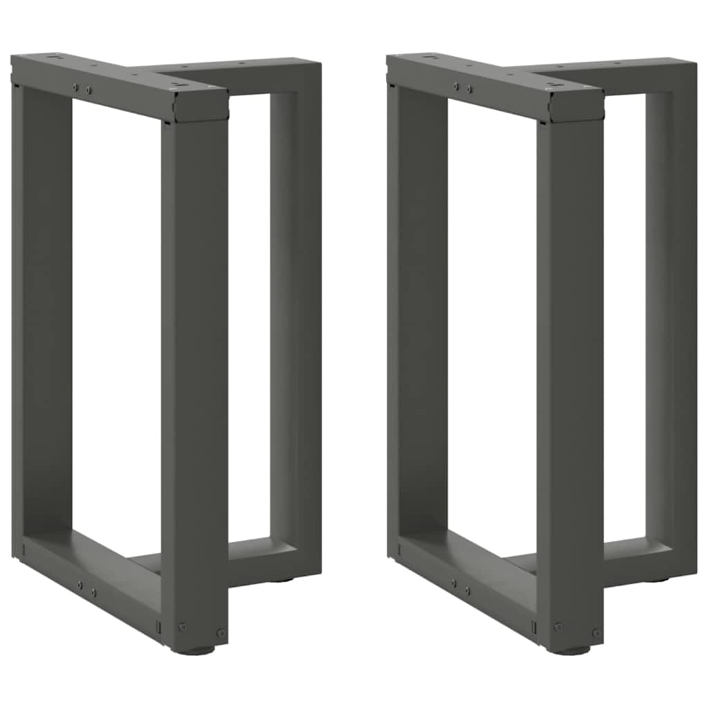 Coffee Table Legs T-Shaped 2 Pcs Steel