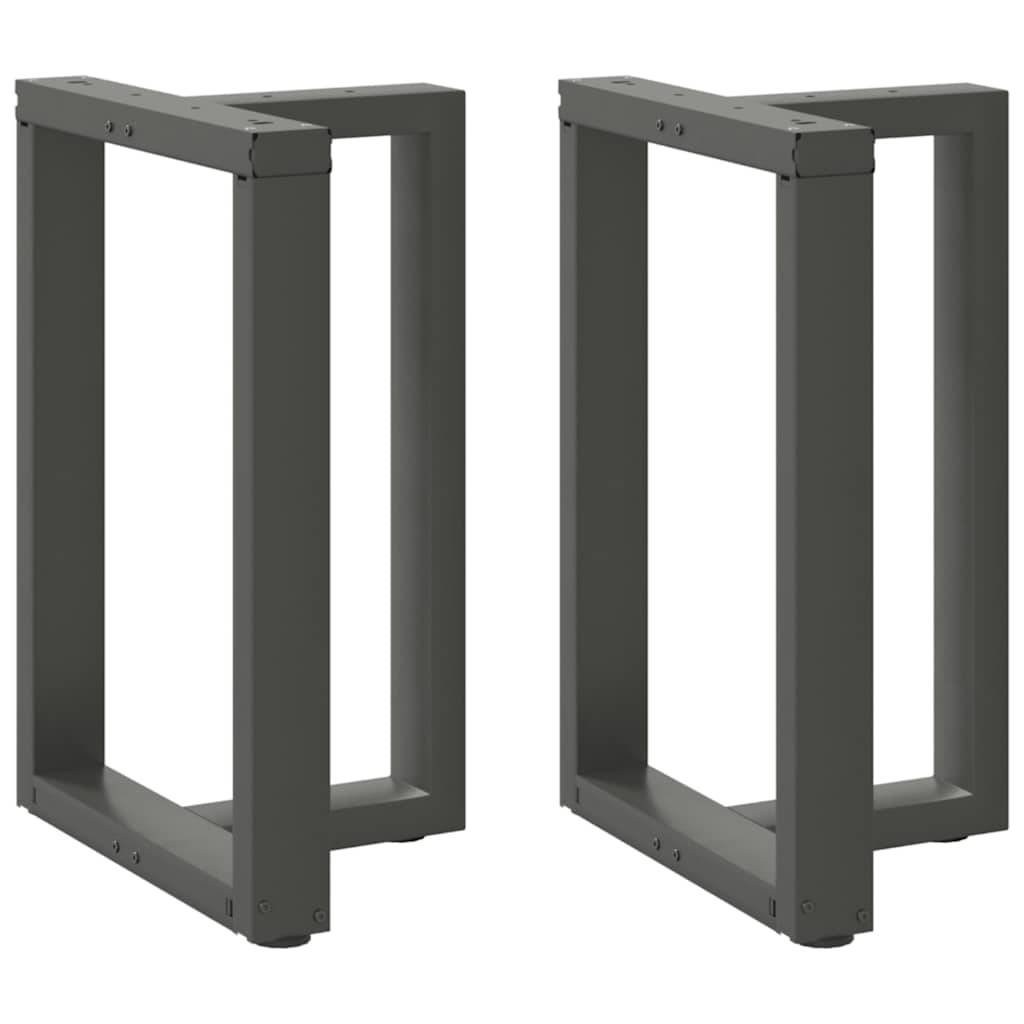 Coffee Table Legs T-Shaped 2 Pcs Steel