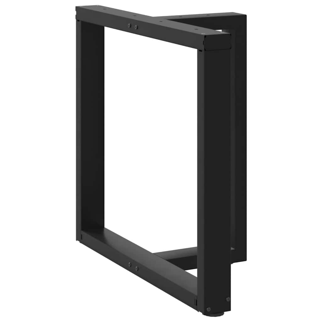 Coffee Table Legs T-Shaped 2 Pcs Steel