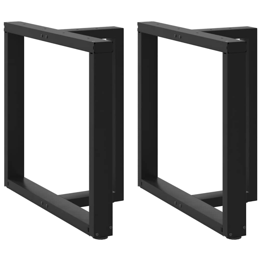 Coffee Table Legs T-Shaped 2 Pcs Steel