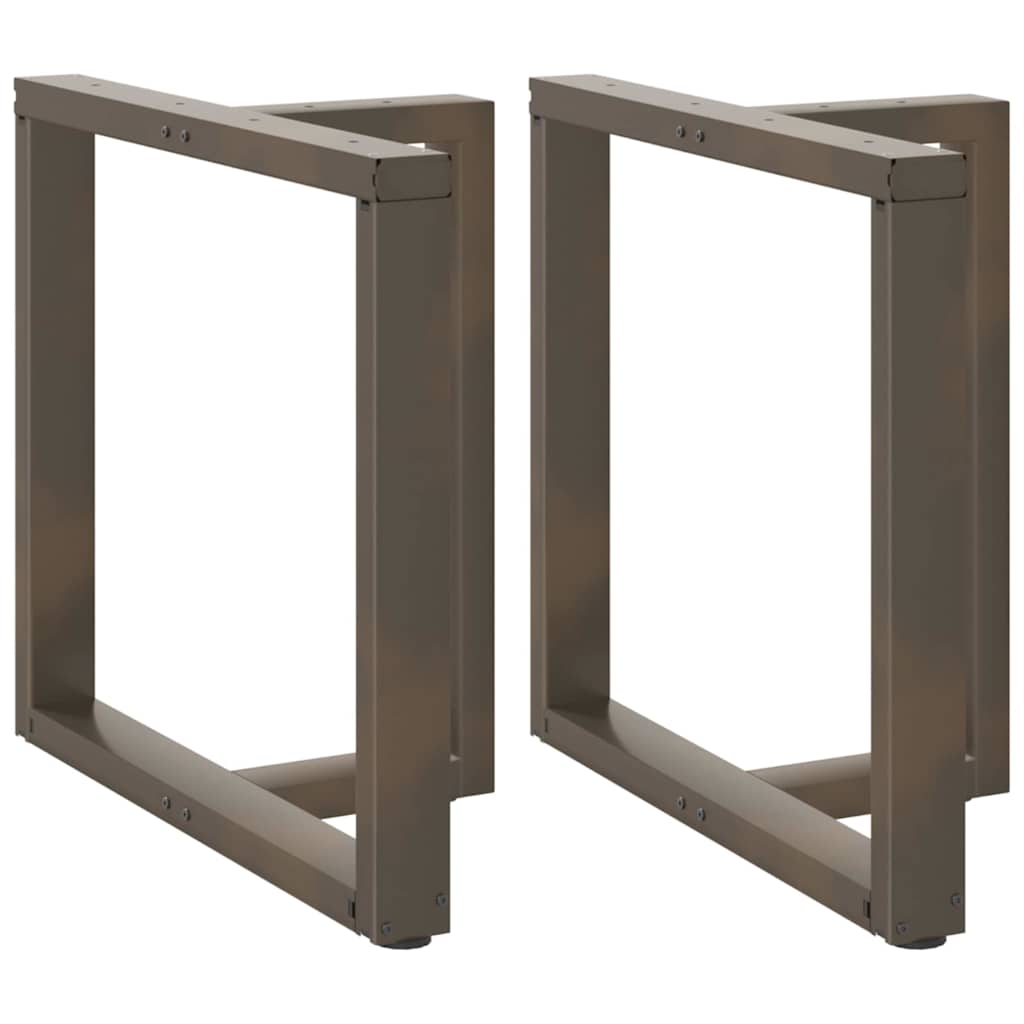 Coffee Table Legs T-Shaped 2 Pcs Steel