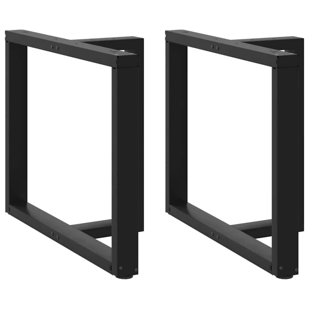 Coffee Table Legs T-Shaped 2 Pcs Steel