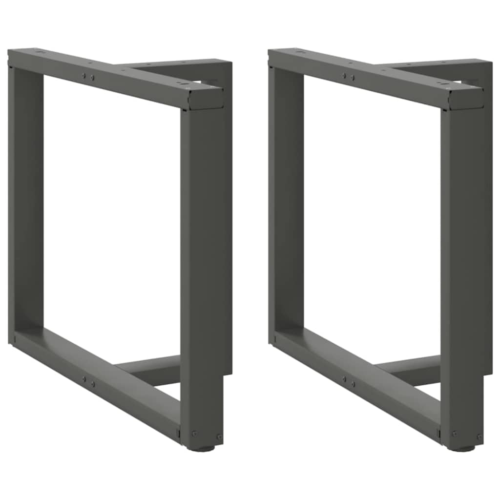 Coffee Table Legs T-Shaped 2 Pcs Steel