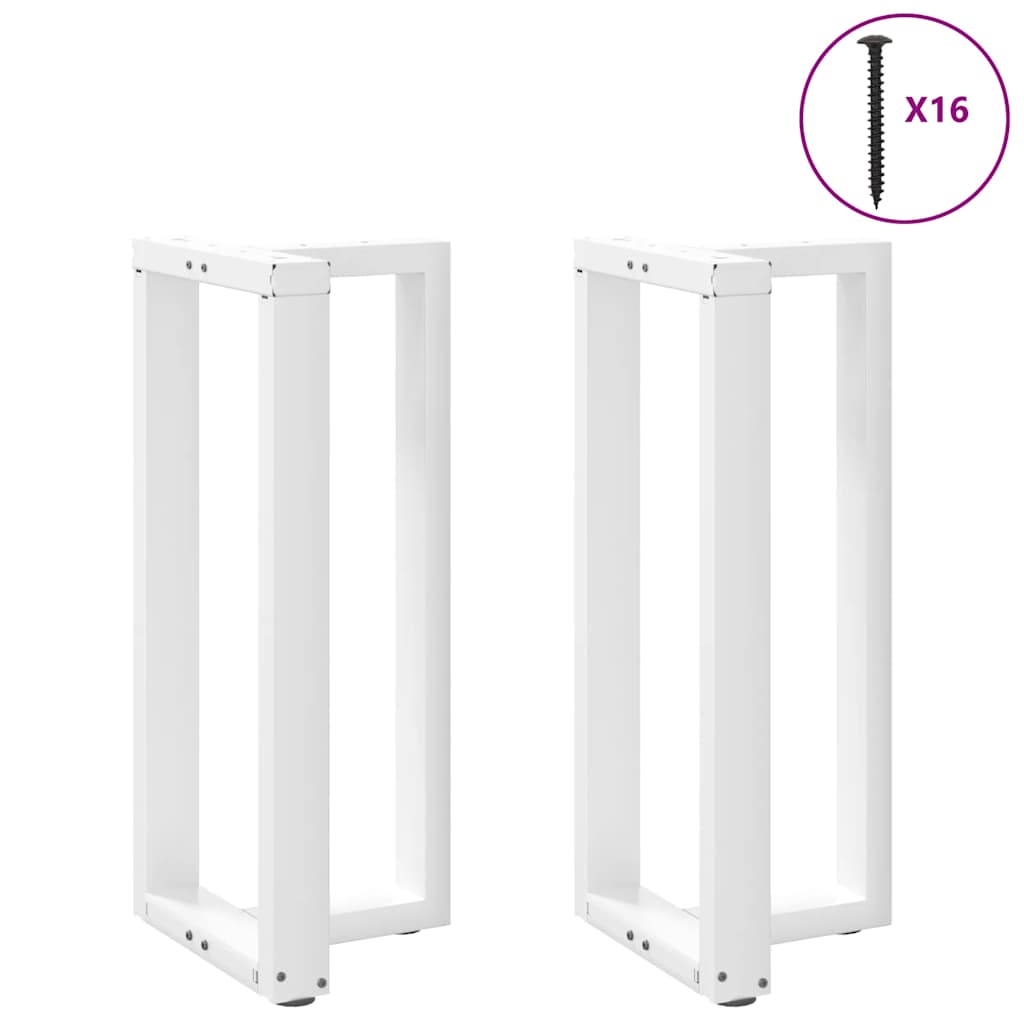 Coffee Table Legs T-Shaped 2 Pcs Steel
