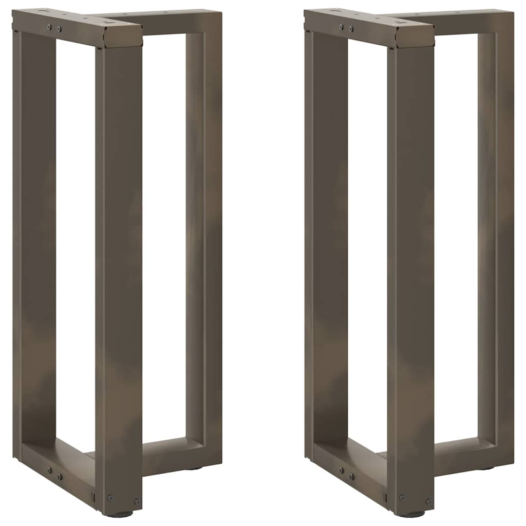 Coffee Table Legs T-Shaped 2 Pcs Steel