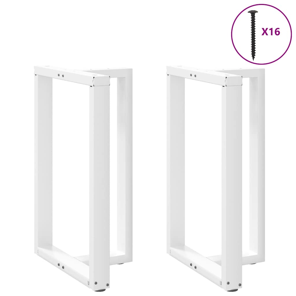 Coffee Table Legs T-Shaped 2 Pcs Steel