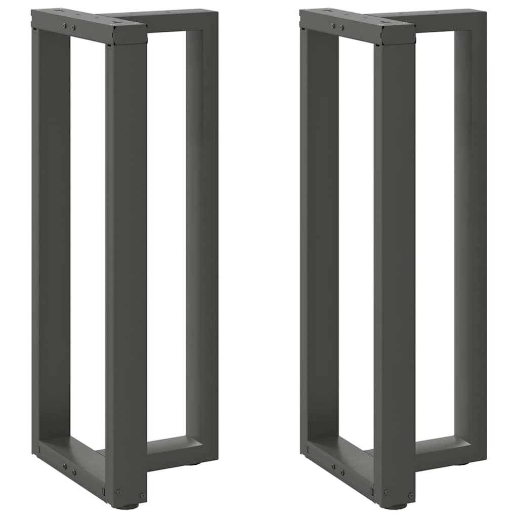 Coffee Table Legs T-Shaped 2 Pcs Steel