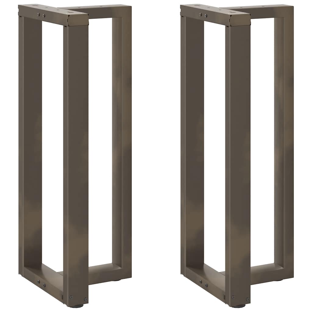 Coffee Table Legs T-Shaped 2 Pcs Steel