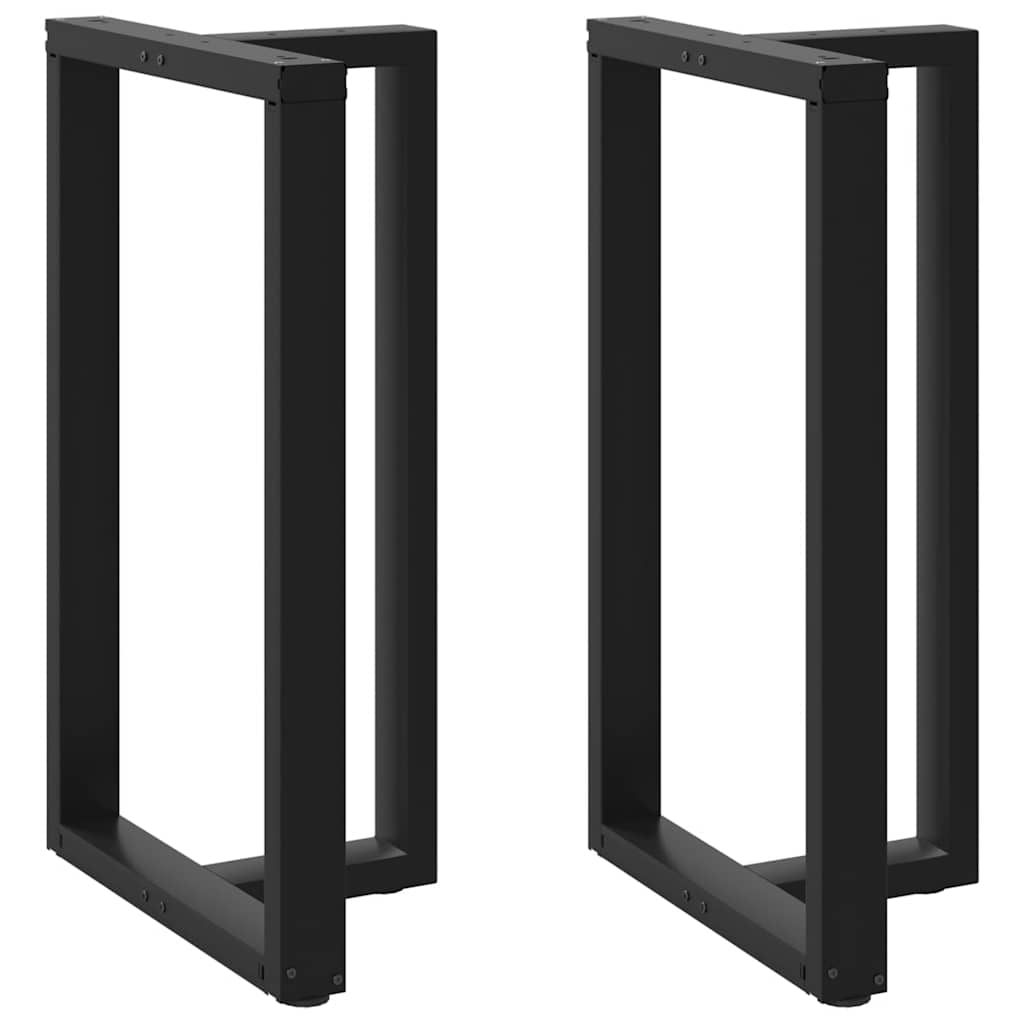 Coffee Table Legs T-Shaped 2 Pcs Steel