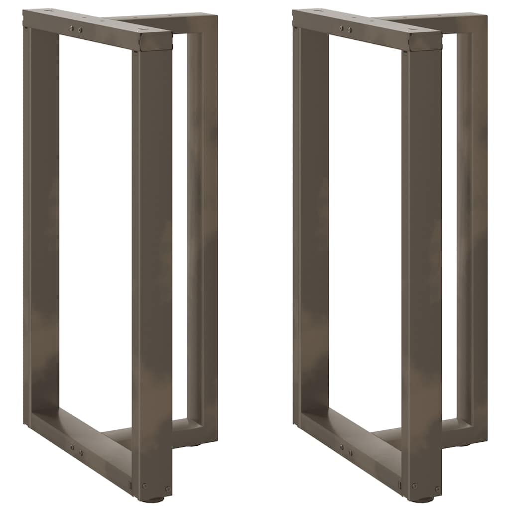 Coffee Table Legs T-Shaped 2 Pcs Steel