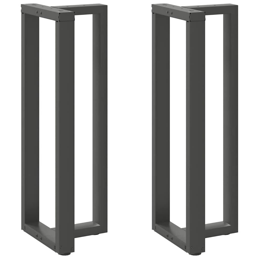 Coffee Table Legs T-Shaped 2 Pcs Steel