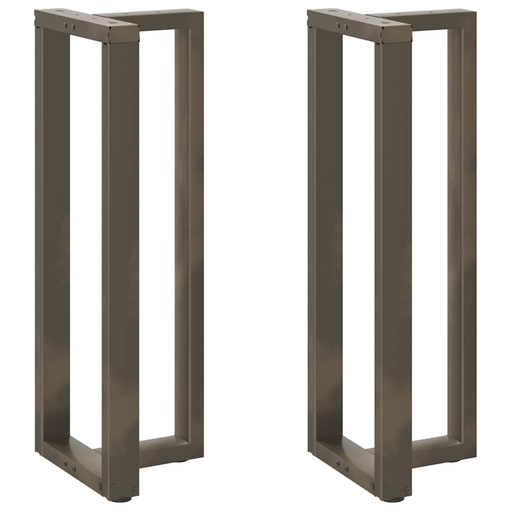 Coffee Table Legs T-Shaped 2 Pcs Steel