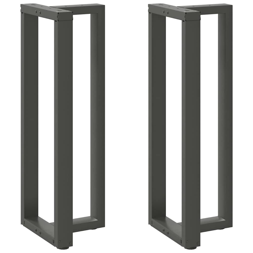 Coffee Table Legs T-Shaped 2 Pcs Steel