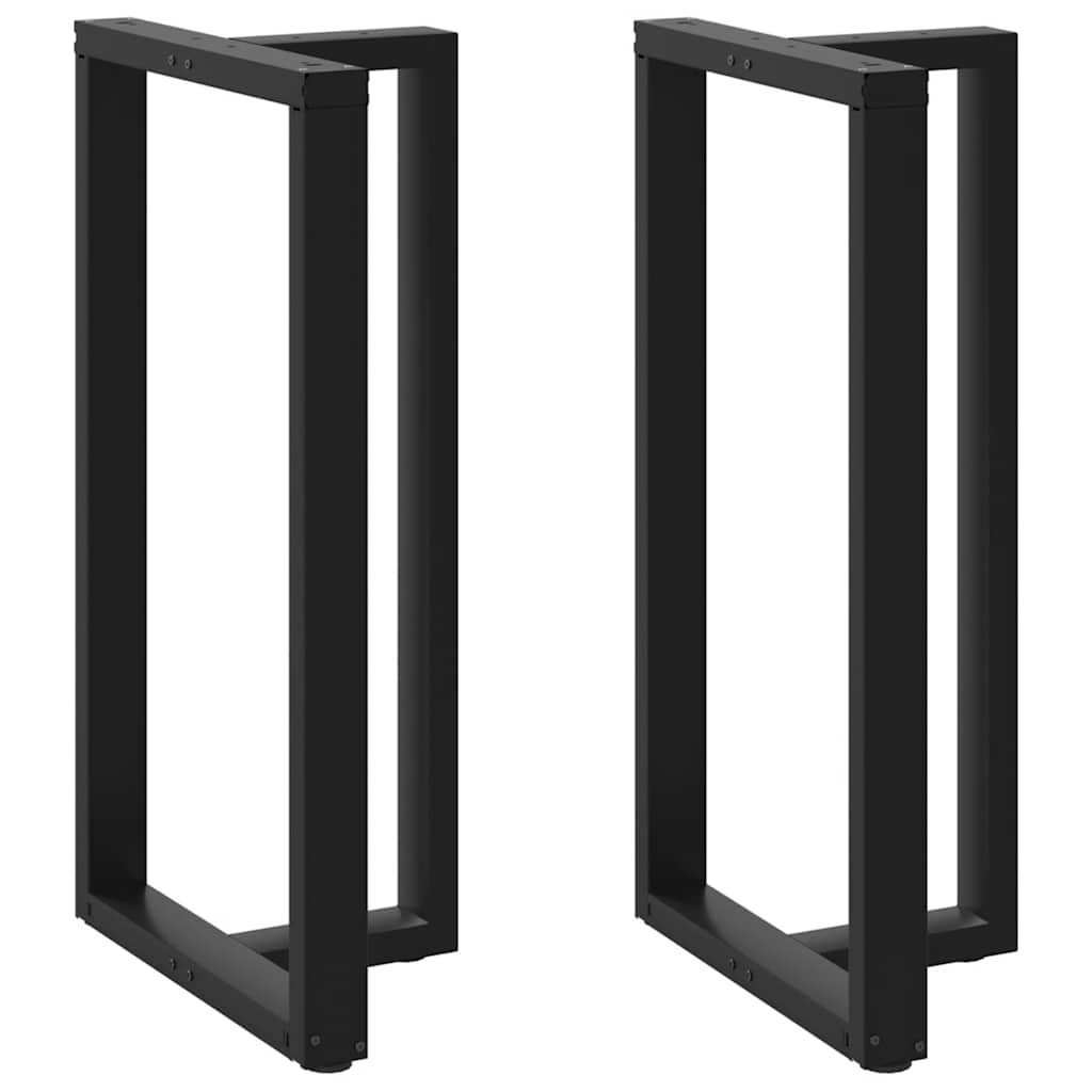 Coffee Table Legs T-Shaped 2 Pcs Steel