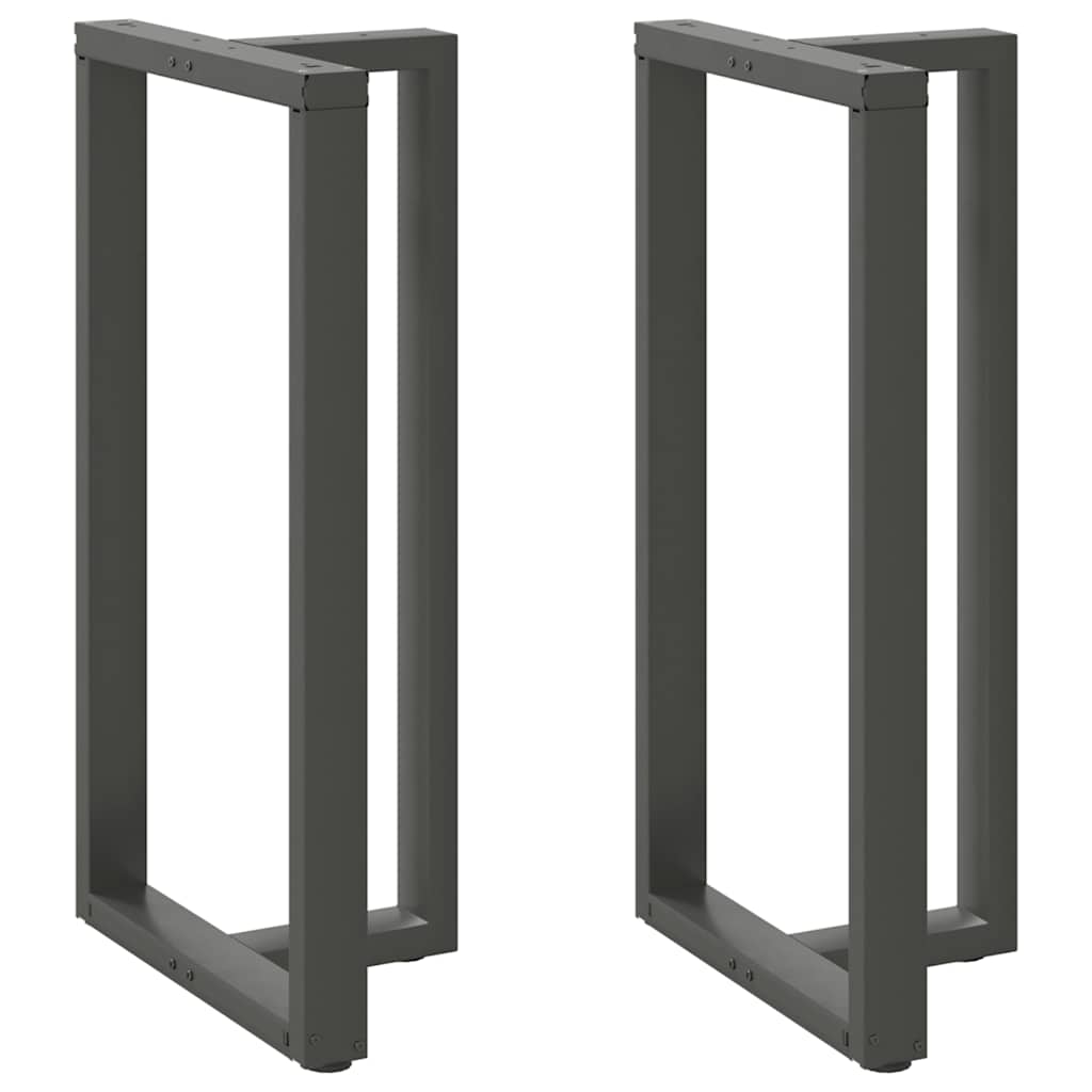 Coffee Table Legs T-Shaped 2 Pcs Steel
