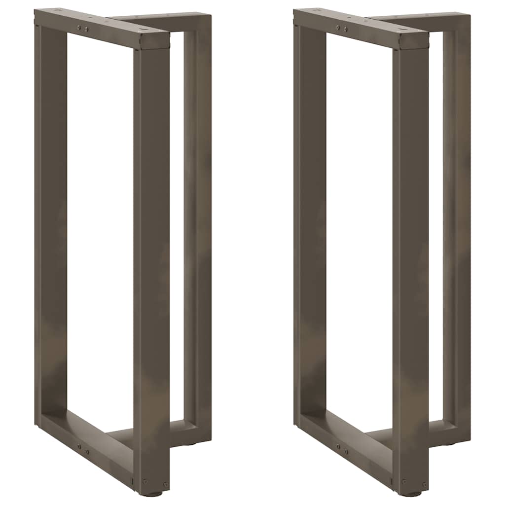 Coffee Table Legs T-Shaped 2 Pcs Steel