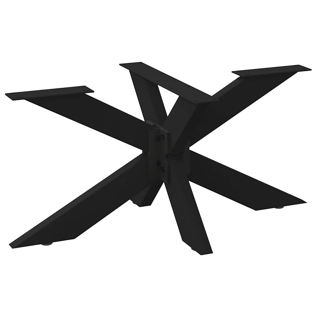 Coffee Table Leg Spider Shape Black Steel