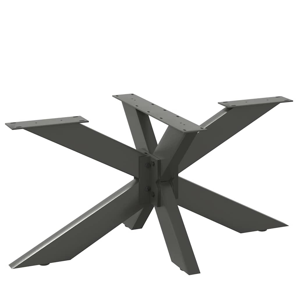 Coffee Table Leg Spider Shape Black Steel